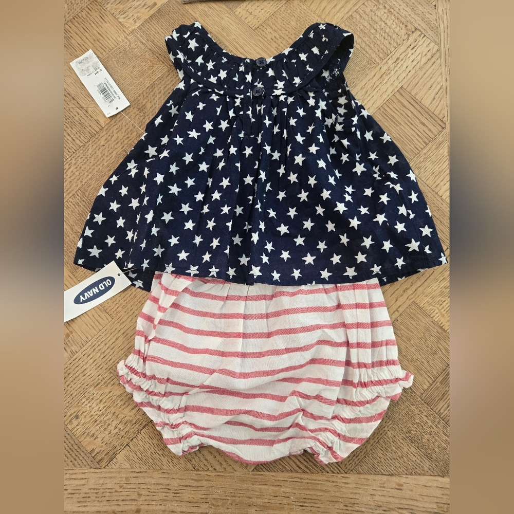Old‎ Navy Navy Star Baby Dress